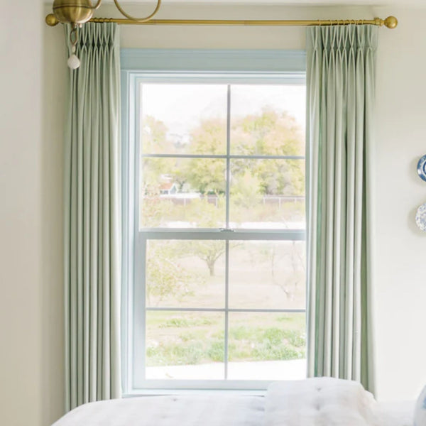 Amelia Solid Texture Cotton Curtains