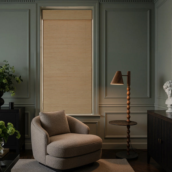 Zander Loomed Ramie Custom Woven Wood Shades