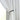 Elsa White Cotton Blend Sheer Curtain tied back with a holdback providing natural light and privacy.