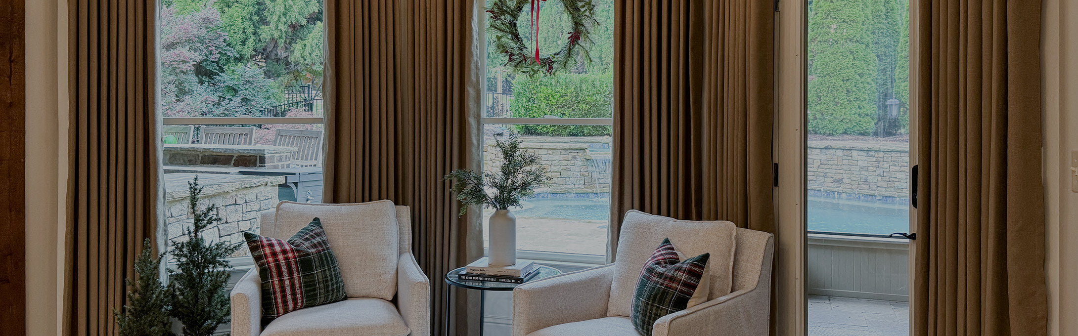 Christmas Curtains banner