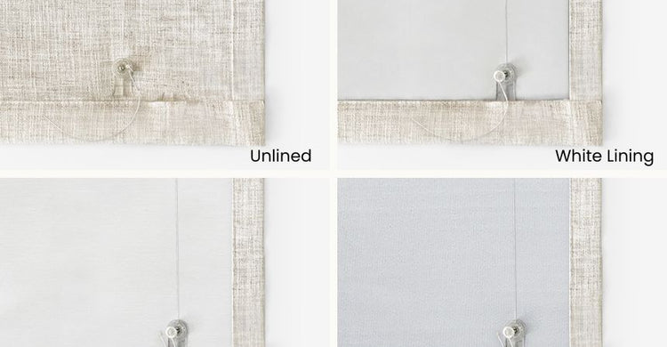 How to Choose Lining Type for Roman Shades?
