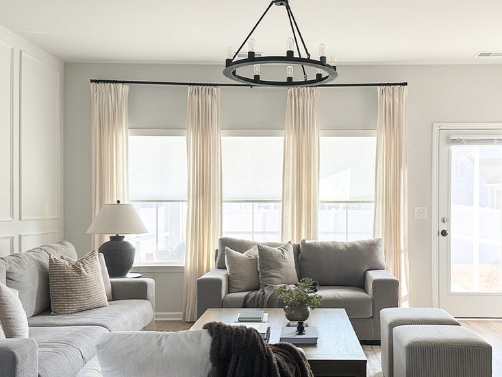 How to Hang Curtains Over Blinds or Shades for a Flawless Designer Look