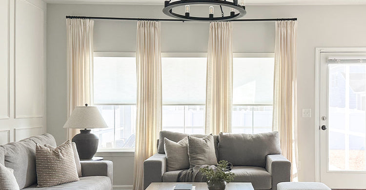 How to Hang Curtains Over Blinds or Shades for a Flawless Designer Look