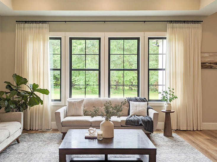 Explore 4 Hanging Styles of Flat Panel Curtains