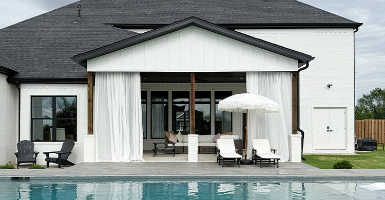Interior Décor Trick: Waterproof Curtains
