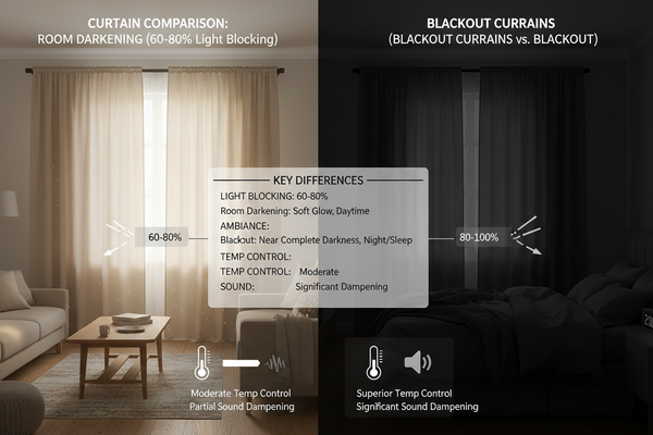 Room Darkening Curtains Vs. Blackout Curtains: What’s the Difference?