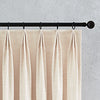 euro pleat curtains