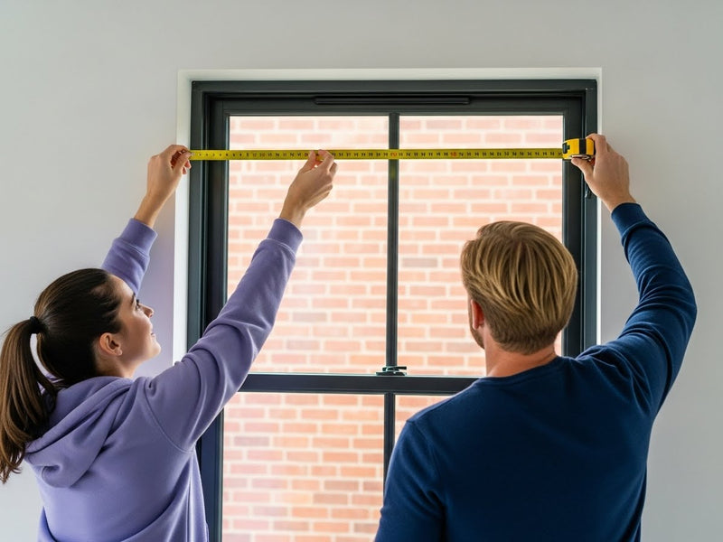Professional demonstrating proper curtain installation for perfect fit