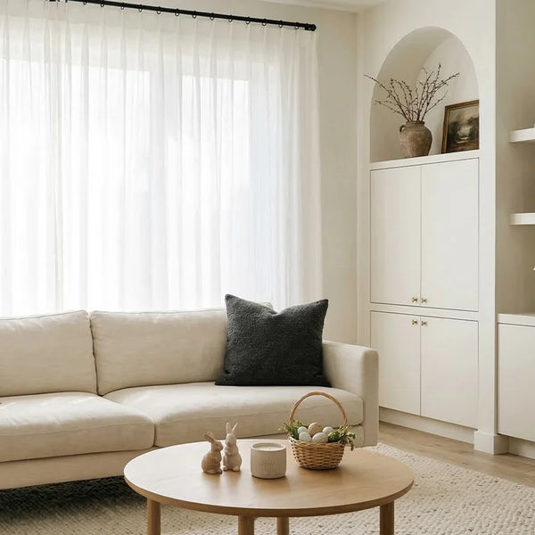 Living Room Privacy Curtains That Maintain Natural Daylight