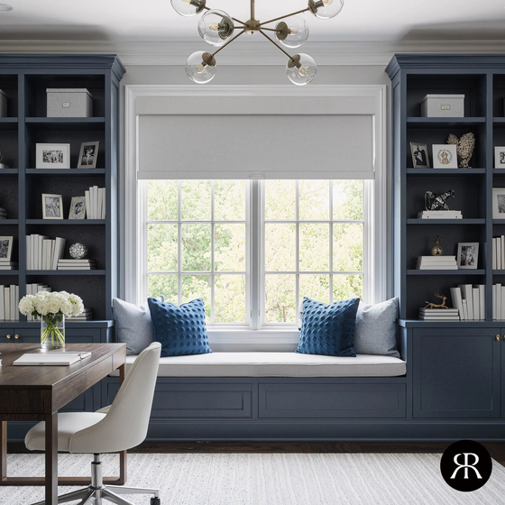 Gray,Arthur Blackout Flame Resistant Roller Shades