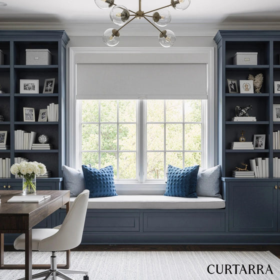 Gray,Arthur Blackout Flame Resistant Roller Shades