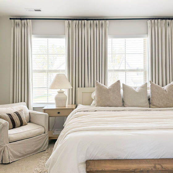 Cream,Bedroom Curtains