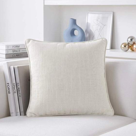 Neutral Beige,Blanche Custom Made Pillow Cover 1 Piece