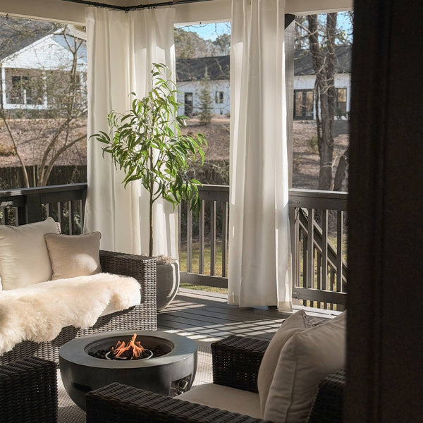 Clark Outdoor Solid Curtains
