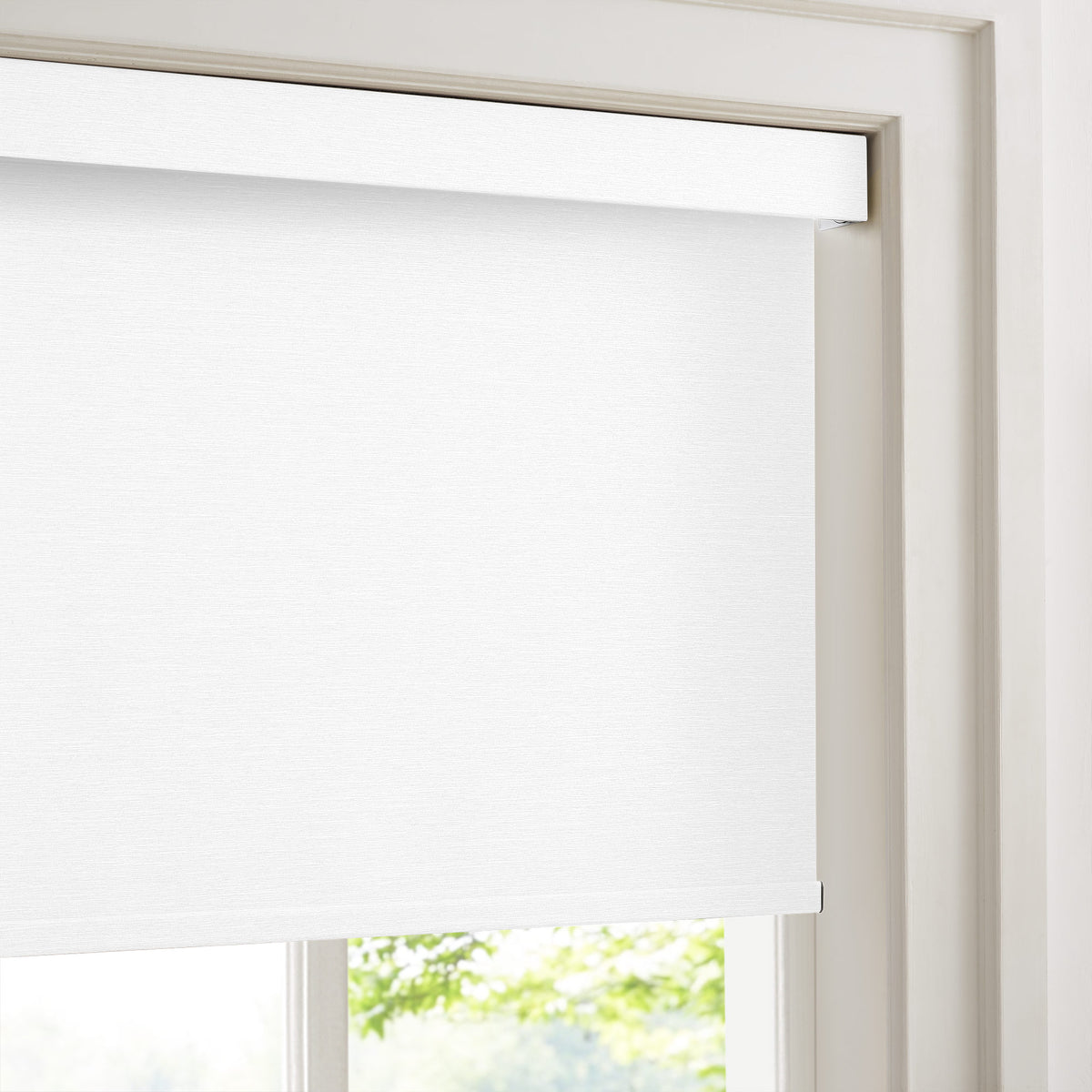 Derick Linen Look 100% Blackout Roller Blinds