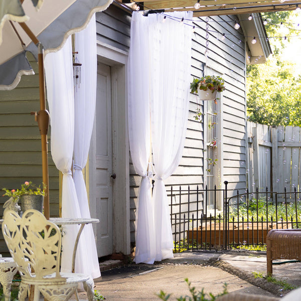 Edith Outdoor Waterproof Sheer Curtains