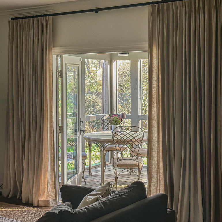 Custom Living Room Curtains & Drapes - Curtarra