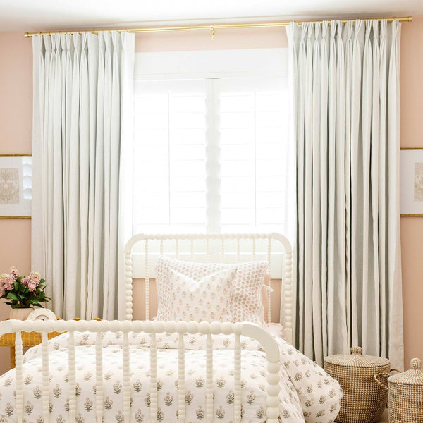 Elliot Heavy 100% Linen Curtains