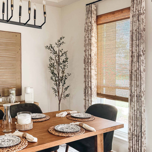 Eloise Jute Custom Woven Wood Shades