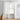 Ivory,Flora Linen Semi Sheer Curtains