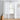 White,Flora Linen Semi Sheer Curtains