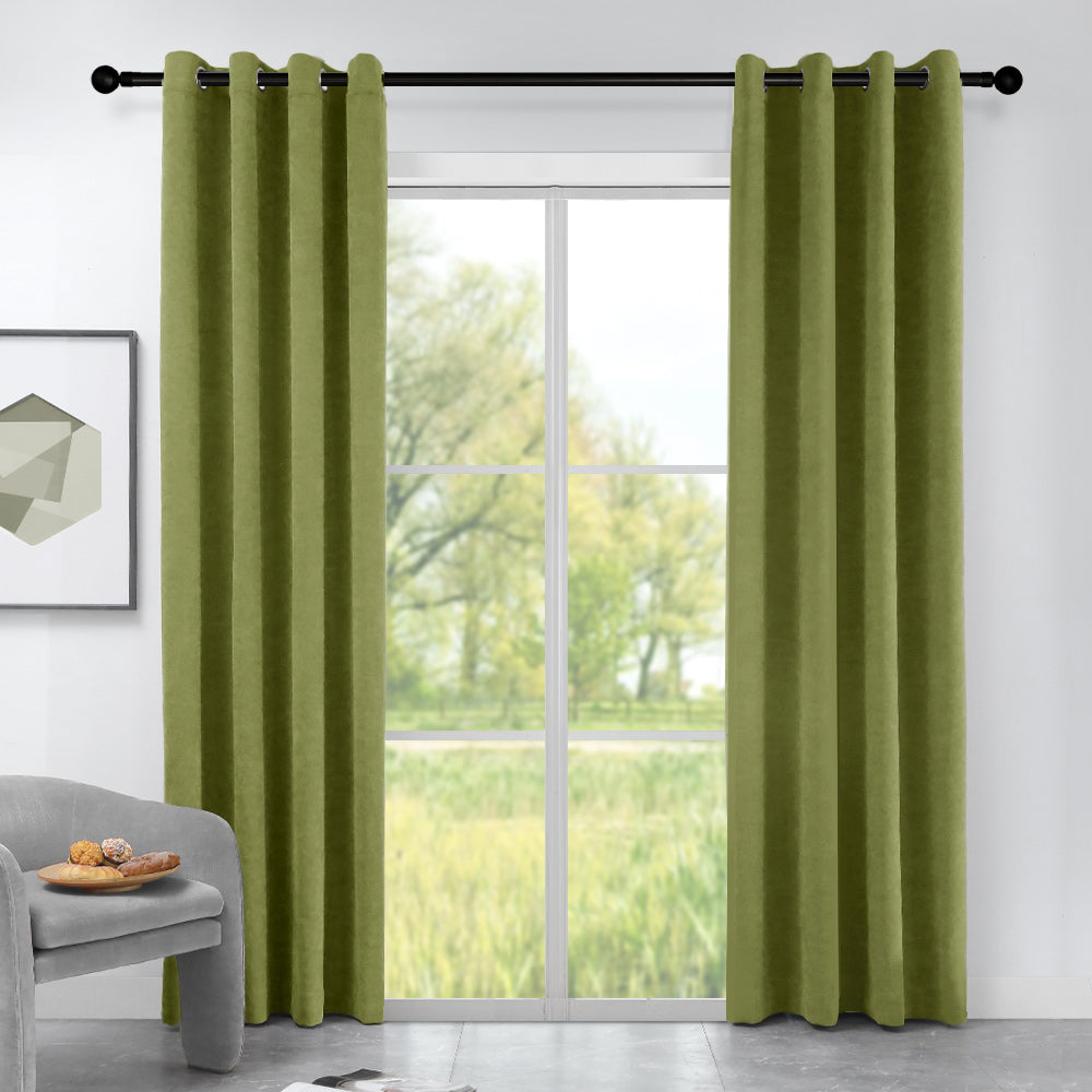 Forest Freen,Grommet Curtains