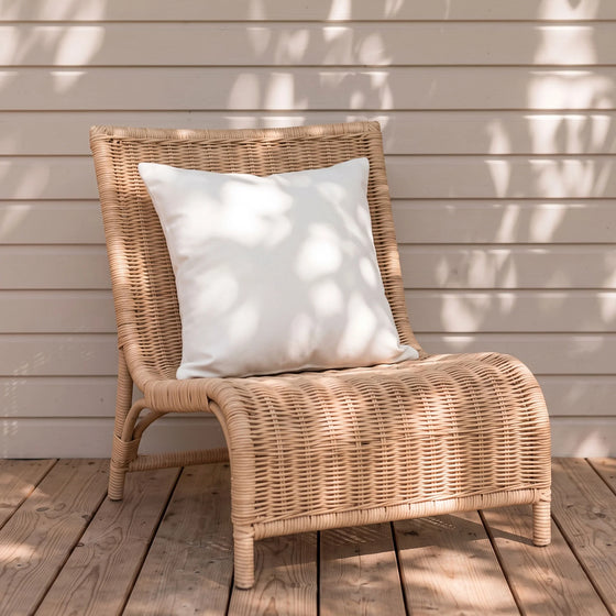 White,Graham Sunbrella Outdoor Pillow Cover 1 Piece