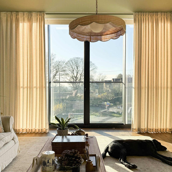 Harris Linen Herringbone Curtains