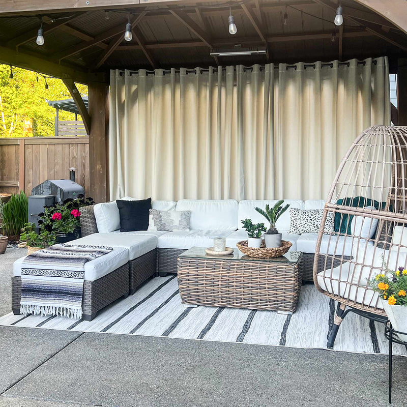 Outdoor Patio Curtain Installation Guide Diagram