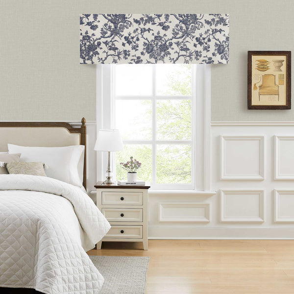Jolie Toile De Jouy Patterned Flat Valances