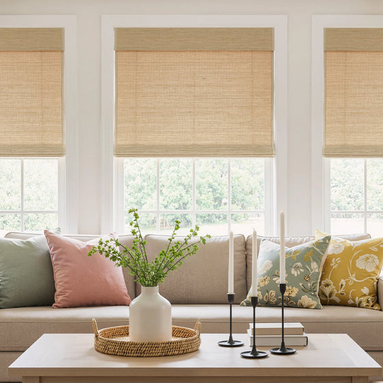 Oatmeal Husk,Jonas 100% Kenaf Woven Wood Shades