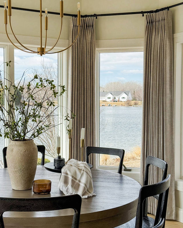 Blanche Cotton Blend Linen Look Curtains