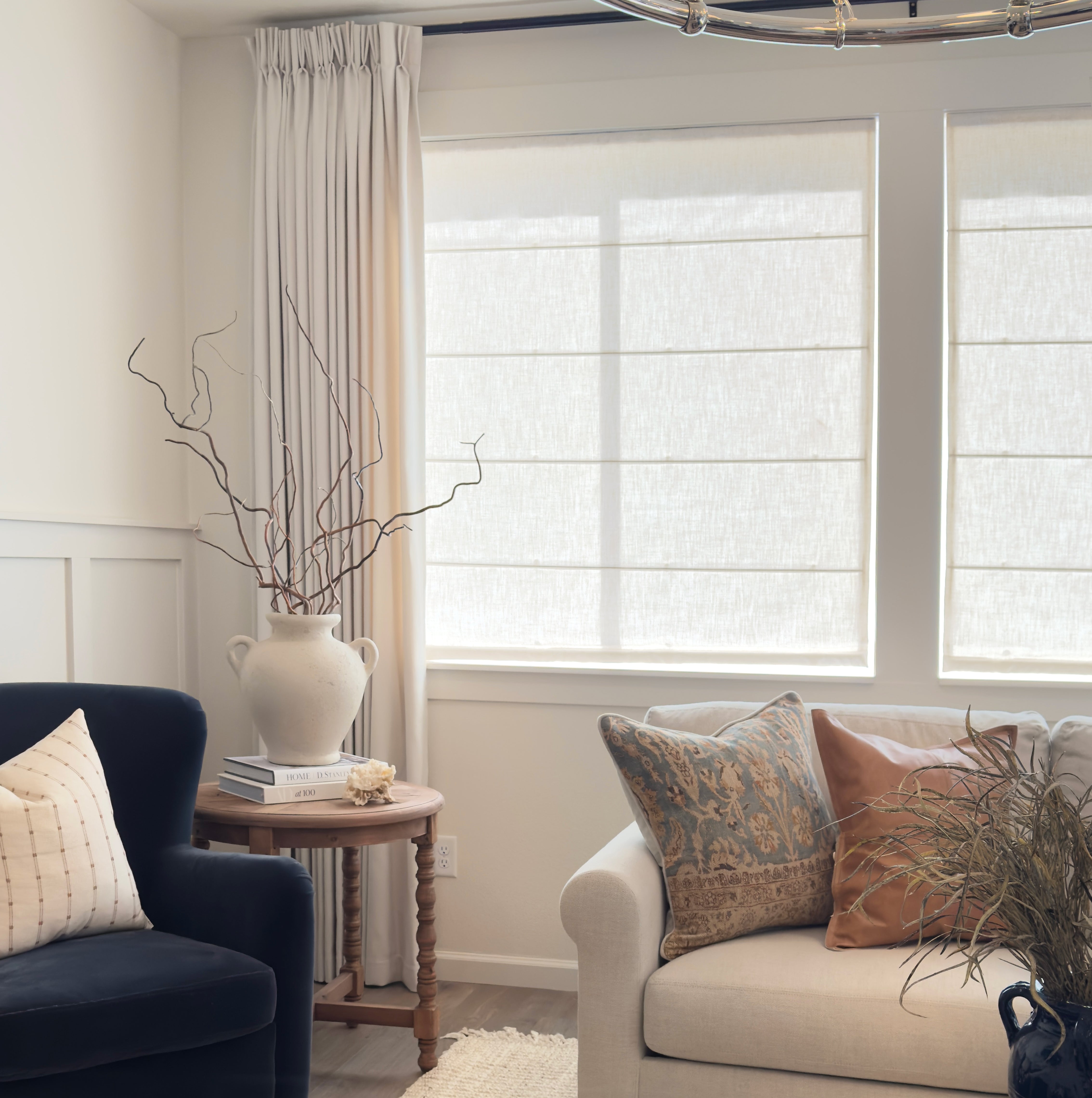 Roman Matrials Lesley Custom Linen Roman Shades– Curtarra