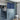 Dark Blue,Lesley Linen Blend Cafe Curtains