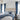 Blue,Lesley Linen Blend Curtains