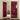 Wine Red,Margaret Durable Solid Sheer Door Curtains