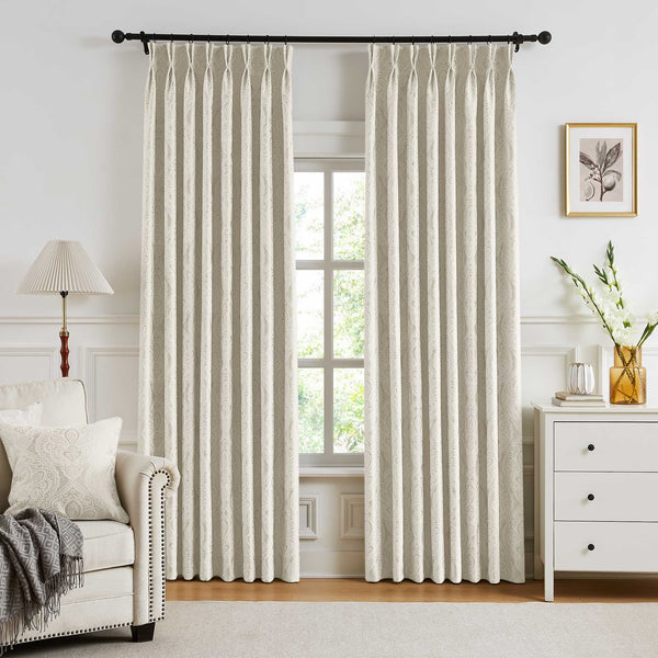 Margot Damask Patterned Curtains