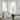 White,Natasha Linen Look Sheer Curtains