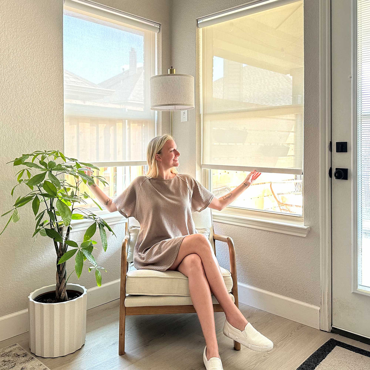 Nathan 5% Openness Bespoke Solar Blinds