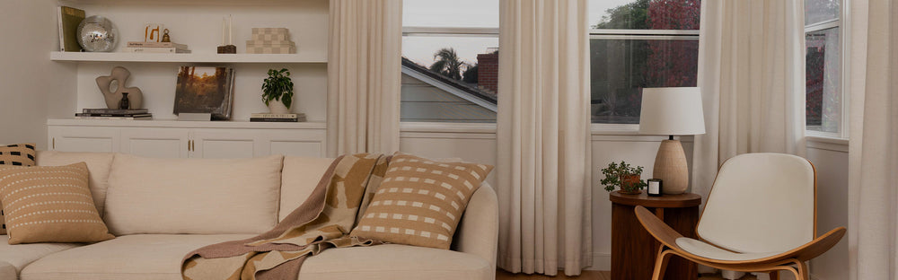 New Year home refresh featuring soft curtains and natural light for a calm, cozy interior.