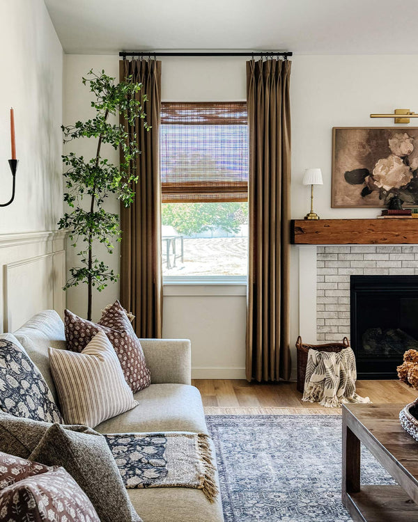 Oakley Cross Linen Texture Curtains