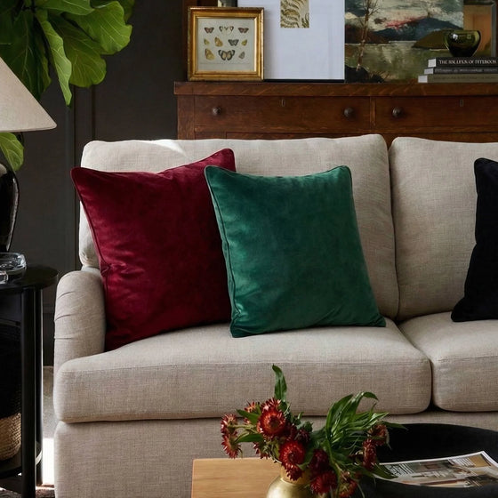 Red,Custom Made Diana Velvet Pillow Cover 1 Piece