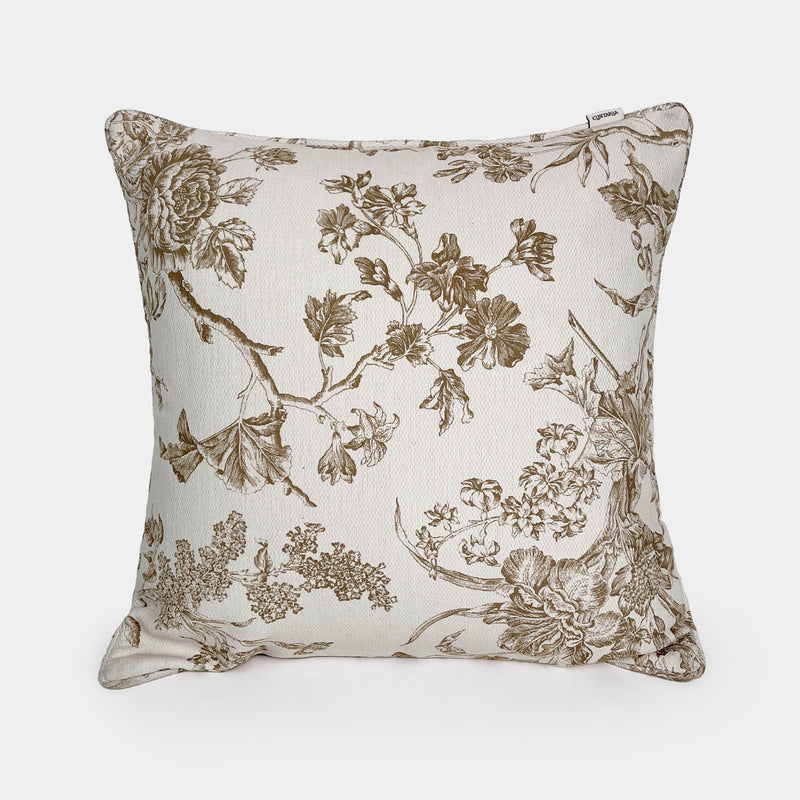 Antelope, Custom Made Jolie Toile De Jouy Pattern Pillow Cover