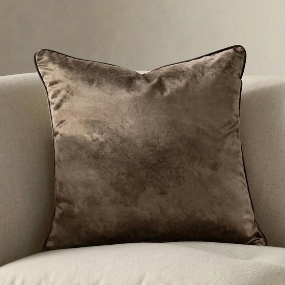 Taupe,Lita Custom Made Pillow Cover 1 Piece