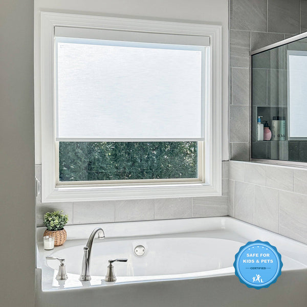 Piper Linen Texture Custom Roller Shades