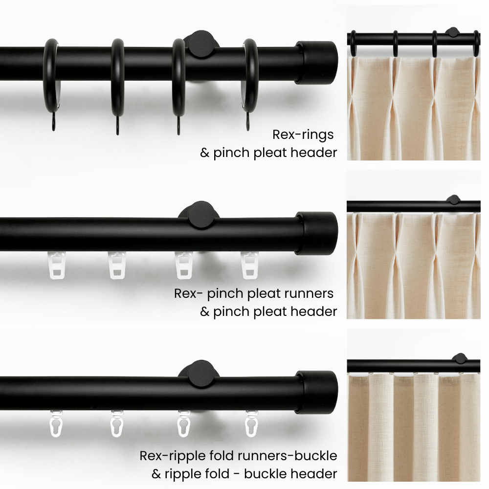 Rex Custom Traverse Rods – Curtarra