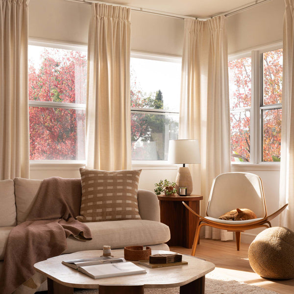 Sabrina schwere Leinen-Vorhänge