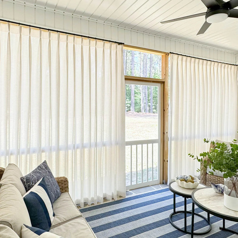 Professional installation guide for custom curtains on wide windows