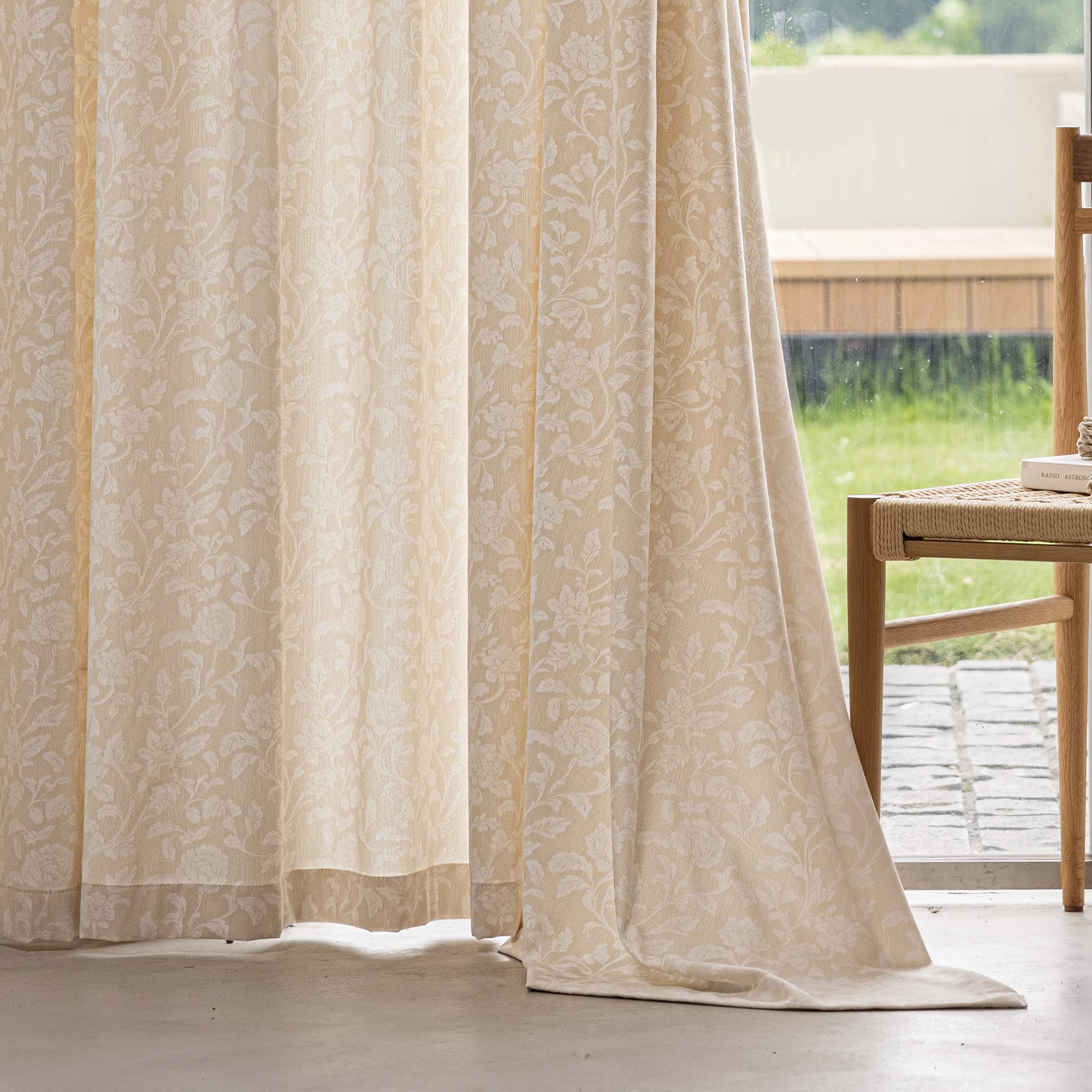 Custom Made Double-Sided Pattern Curtains For Living Room – Curtarra
