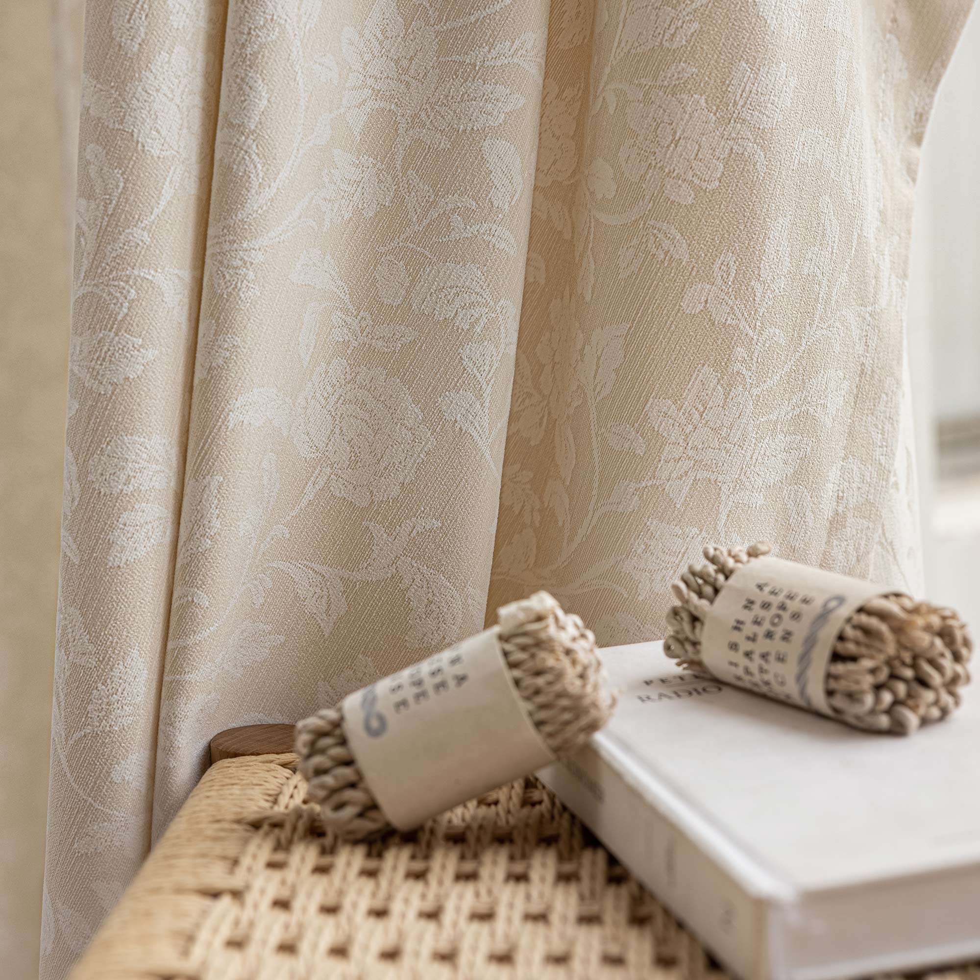 Custom Made Double-Sided Pattern Curtains For Living Room – Curtarra